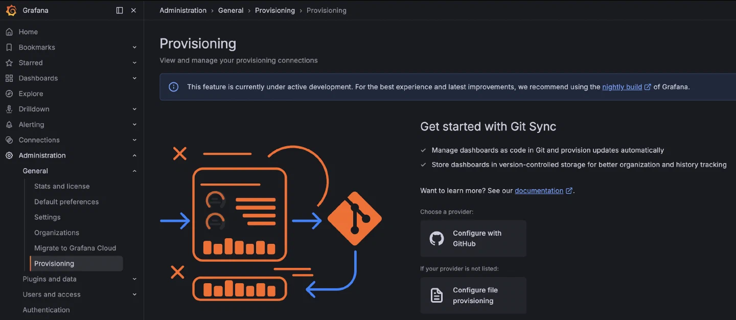 Provisioning GitHub
